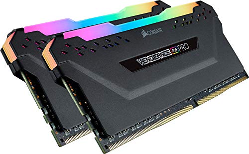 Corsair Vengeance RGB PRO 16 GB (2 x 8 GB) DDR4 3200 MHz C16 XMP 2.0 Enthusiast RGB LED Illuminated Memory Kit - Black